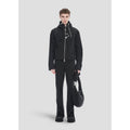 MOIRE TECHNICAL JACKET - Black