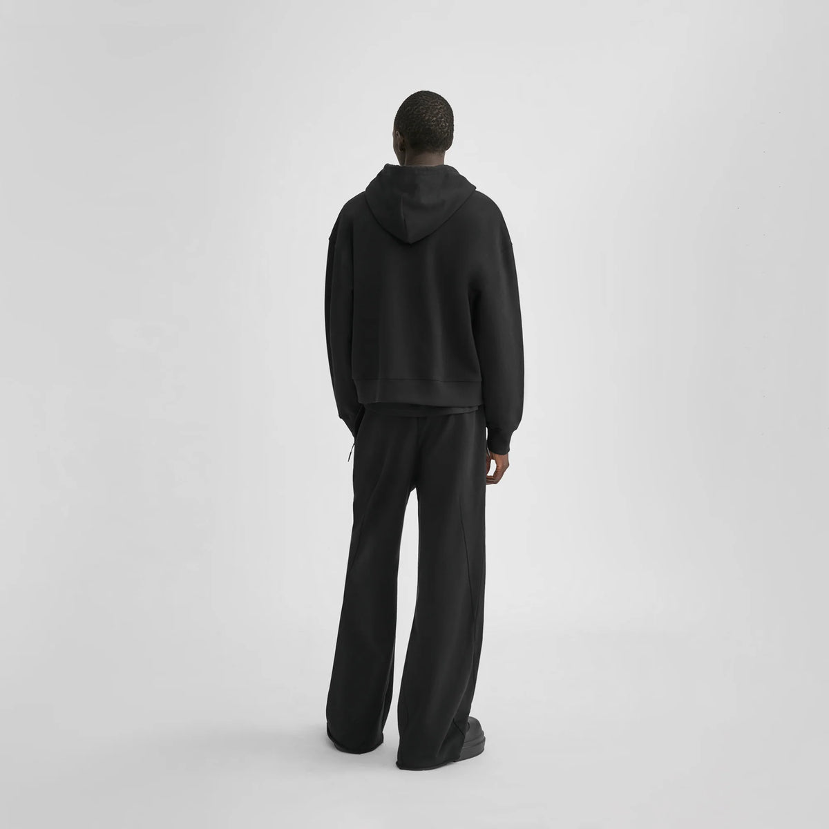 UNIFORM ZIP HOODIE - Black