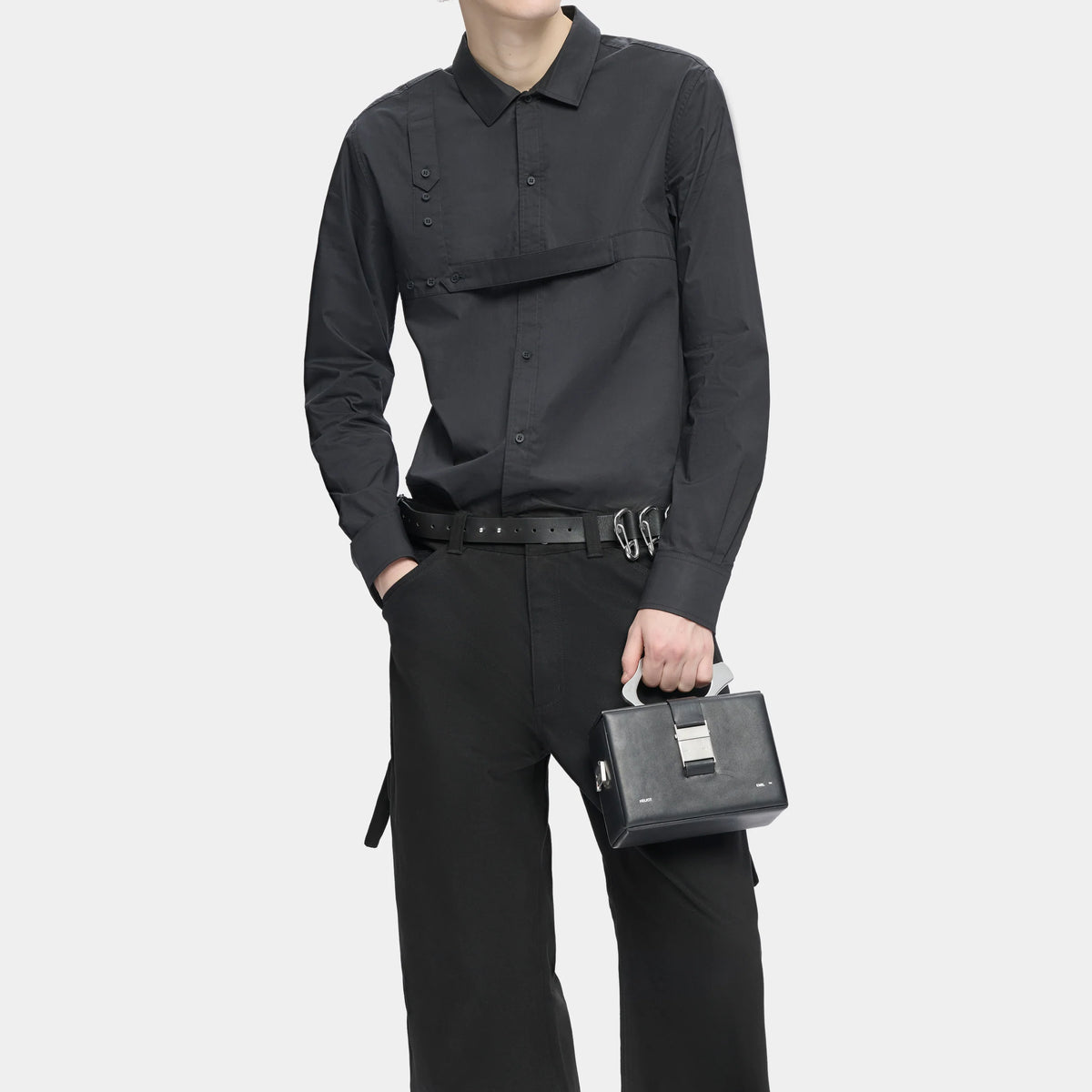 SOLELY BOX BAG - Black