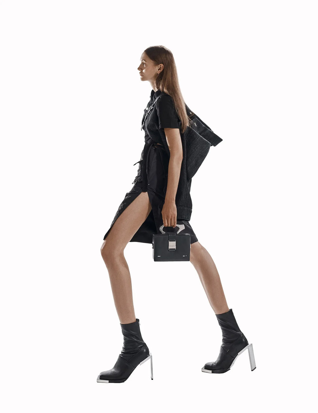 SOLELY BOX BAG - Black