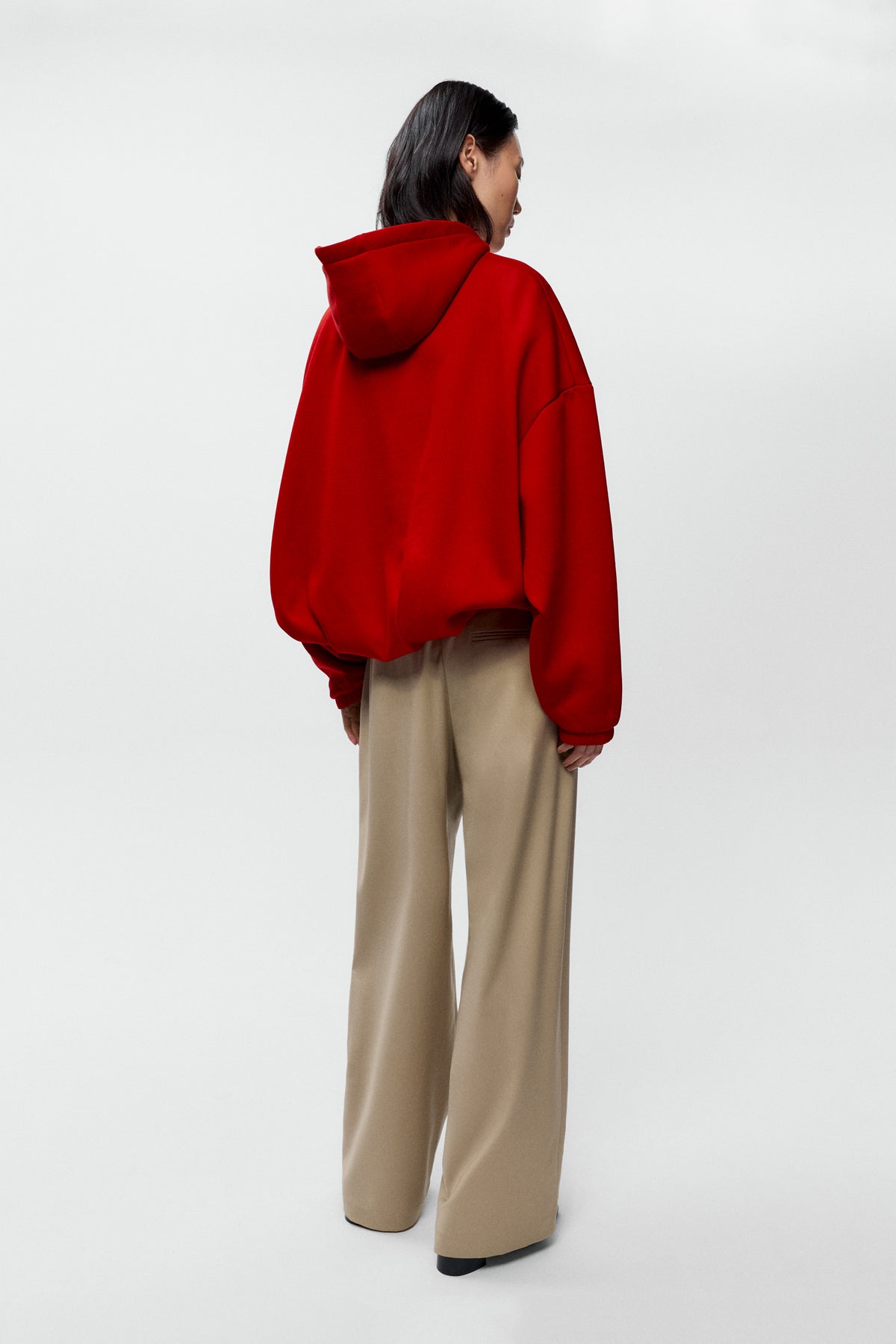 BALLOON HOODIE - Red
