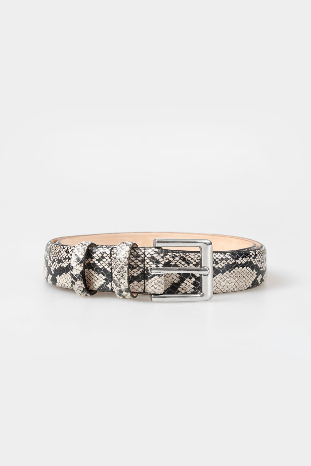 CLASSIC BELT SNAKE - Cream