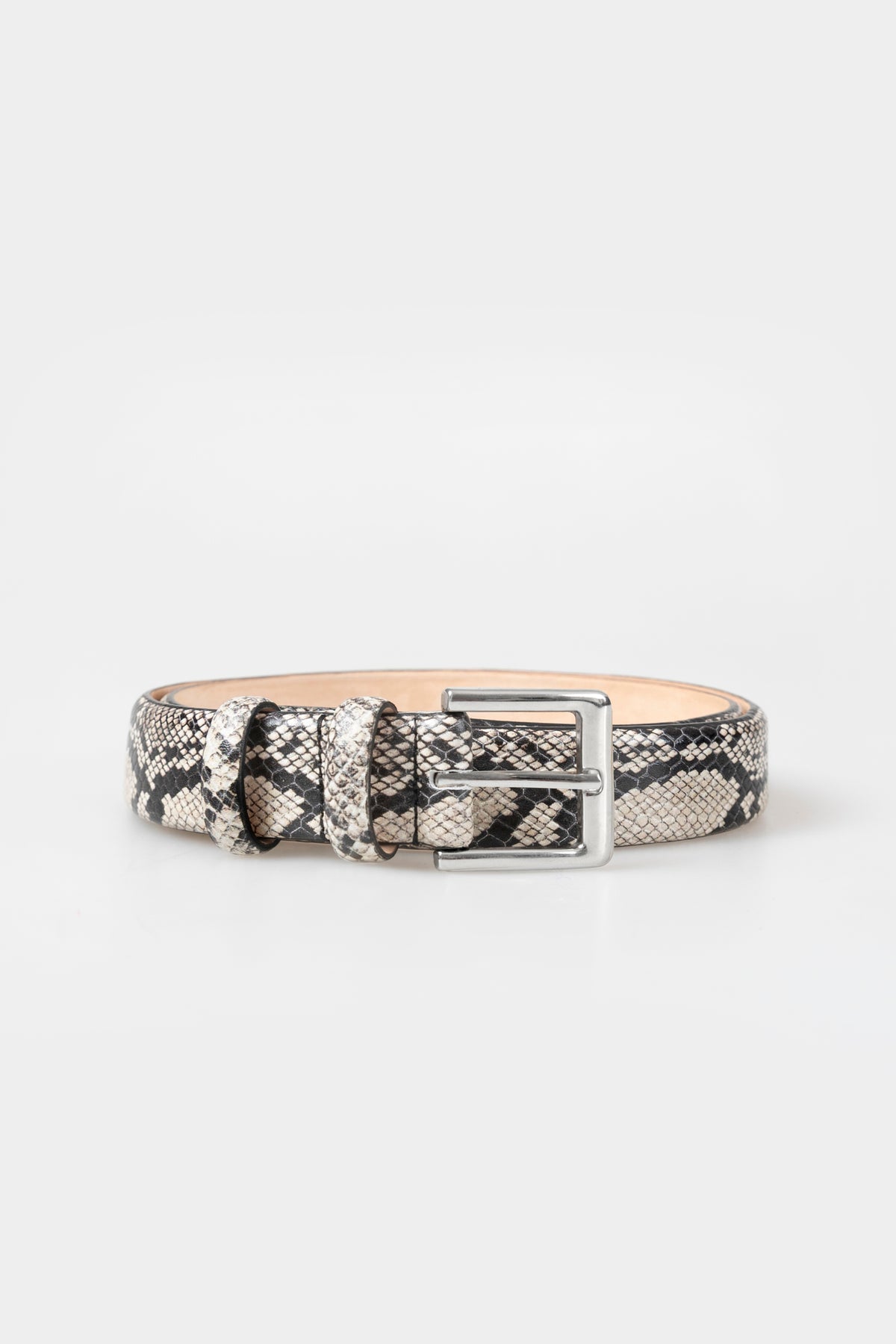 CLASSIC BELT SNAKE - Cream