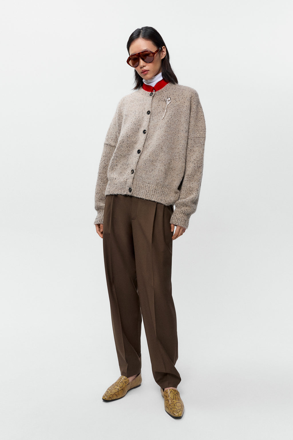 SPECKLED CARDIGAN - PIEDRA