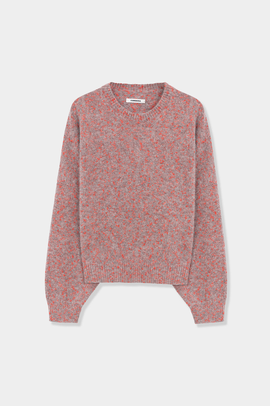SPECKLED CREWNECK SWEATER - Malva