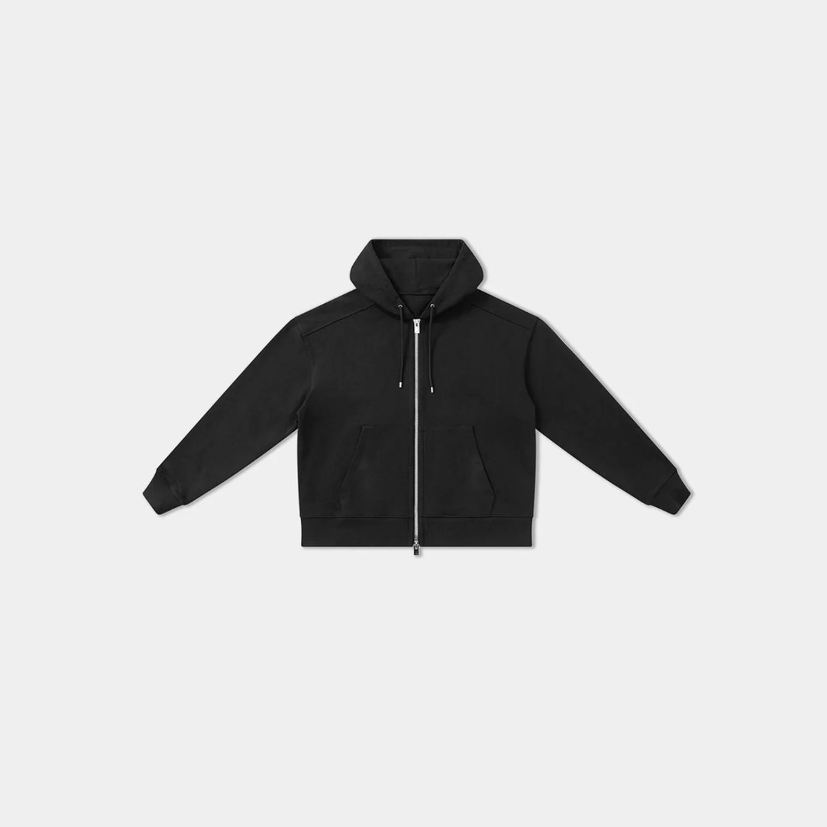 UNIFORM ZIP HOODIE - Black