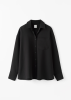 Almada Label AW25 - Finn Crepe shirt - black