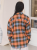 Baserange PF25 - Claude Shirt - Organic Cotton Poplin - Frame plaid