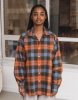 Baserange PF25 - Claude Shirt - Organic Cotton Poplin - Frame plaid