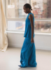 Baserange PF25 - Dydine Fitted Skirt - Ecovero Viscose - Ora blue