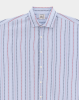 Baserange SS25 - Claude shirt - Matrix stipe