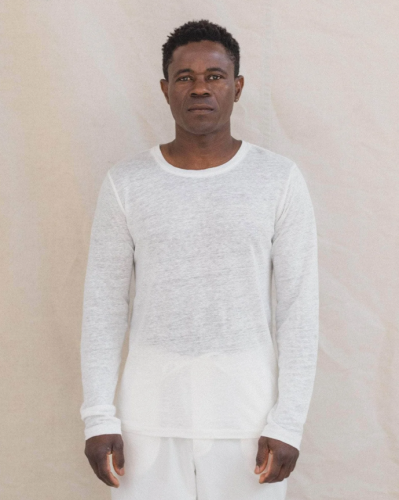 Baserange SS25 - Sevinc long sleeve tee - Ecru 