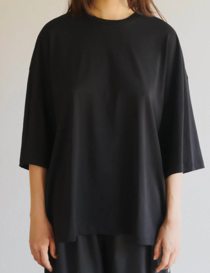 Baserange SS26 - Pin Tee Shirt - Black