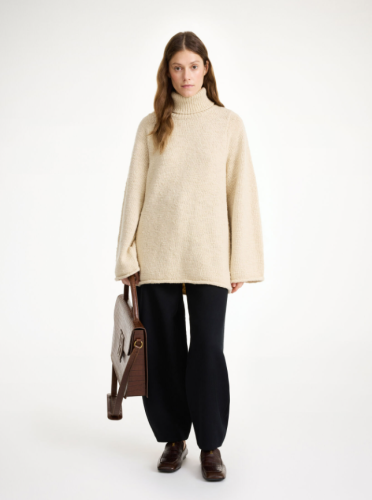 By Malene Birger AW24 - Charice sweater - Oyster gray