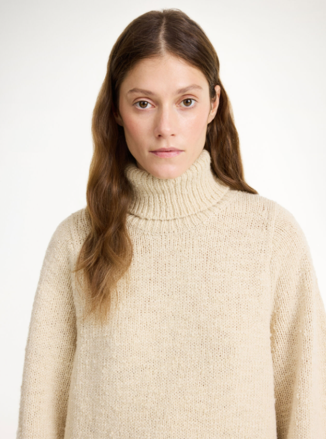 By Malene Birger AW24 - Charice sweater - Oyster gray