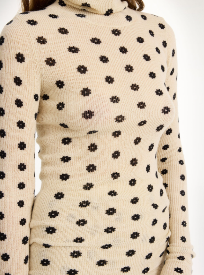 By Malene Birger AW24 - Fioria sweater - Graphic flower