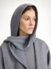 By Malene Birger AW24 - Florea hood - Grey Melange 