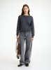 By Malene Birger AW24 - Montie sweater - Jet grey