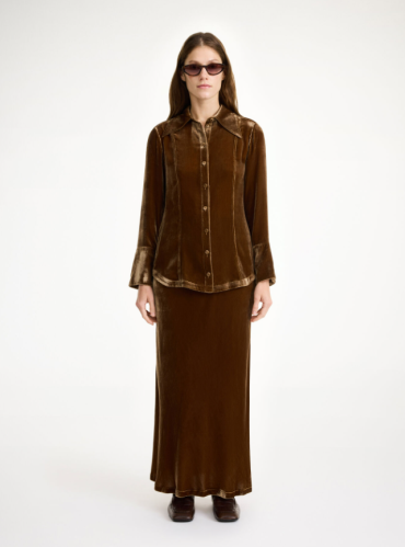 By Malene Birger AW24 - Rosiannas shirt - Bison 