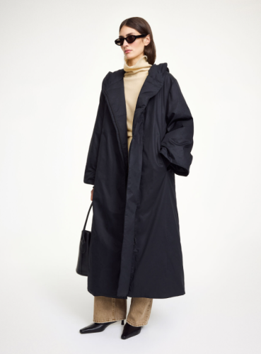 By Malene Birger AW25 - Camie recycled cotton coat - Black