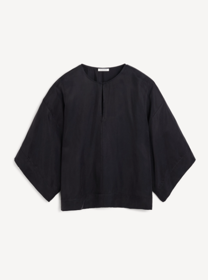 By Malene Birger SS25 - Cicie blouse - Black