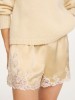 By Malene Birger SS26 - Eri satin shorts - Cream