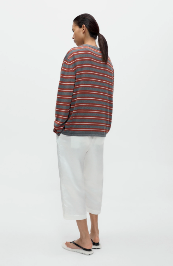CORDERA PF26 - ORGANIC COTTON STRIPED  LONG-SLEEVE TEE