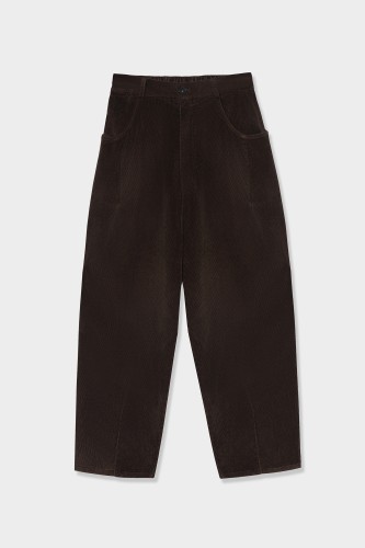 Cordera PF26 - CORDUROY BAGGY PANTS - brown