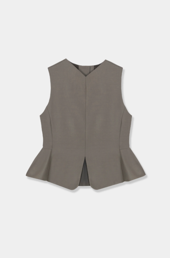 Cordera PF26 - TAILORED PEPLUM VEST