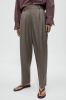 Cordera PF26 - VIRGIN WOOL MASCULINE BARREL PANTS- taupe Cordera PF26 - VIRGIN WOOL MASCULINE BARREL PANTS- taupe