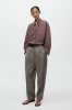 Cordera PF26 - VIRGIN WOOL MASCULINE BARREL PANTS- taupe Cordera PF26 - VIRGIN WOOL MASCULINE BARREL PANTS- taupe