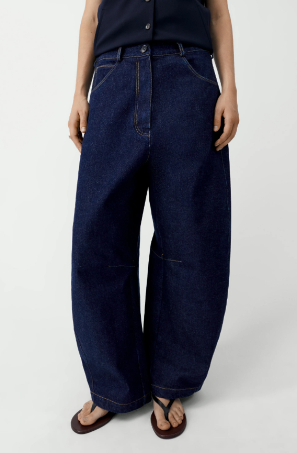 Cordera SS26 - CURVED BAGGY JEANS 