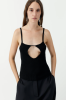 Cordera SS26 - Cut-out top - Black