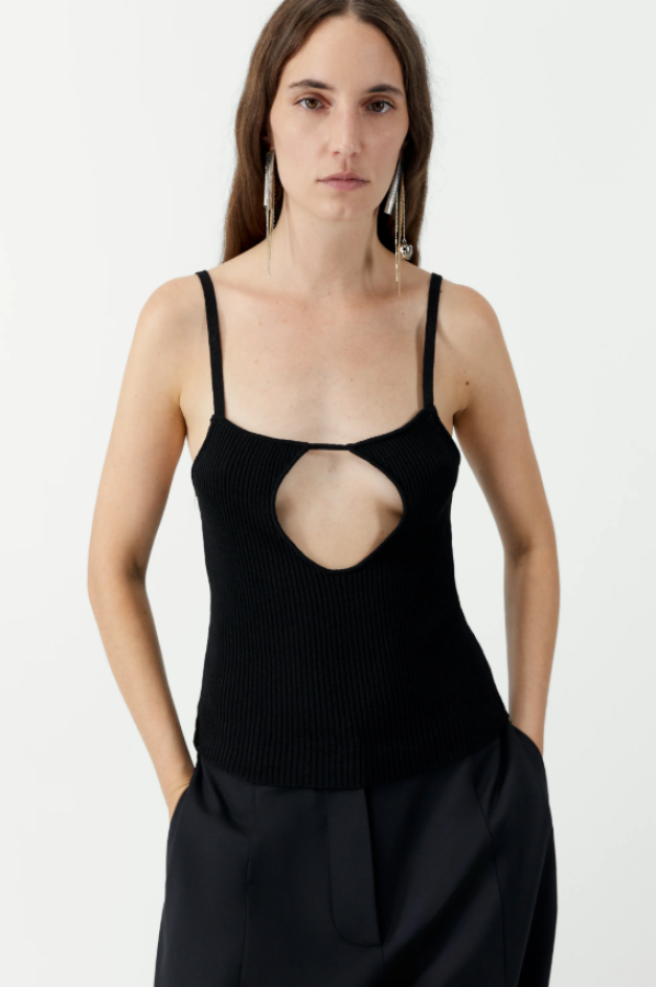 Cordera SS26 - Cut-out top - Black