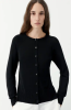 Cordera SS26 - OPEN-BACK CARDIGAN - BLACK