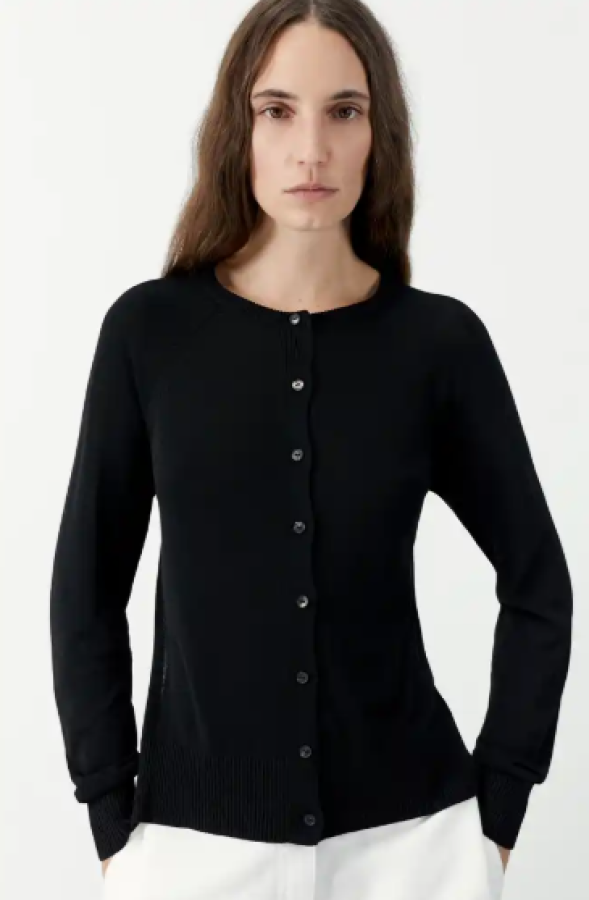 Cordera SS26 - OPEN-BACK CARDIGAN - BLACK