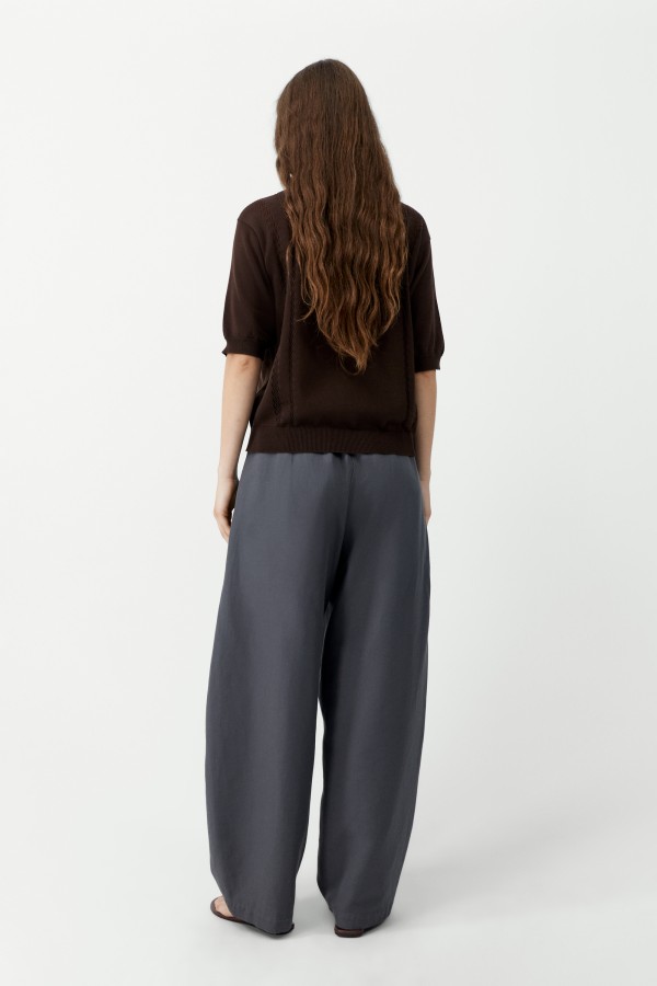 Cordera SS26 - ORGANIC COTTON  COLORBLOCK POLO-  BROWN 