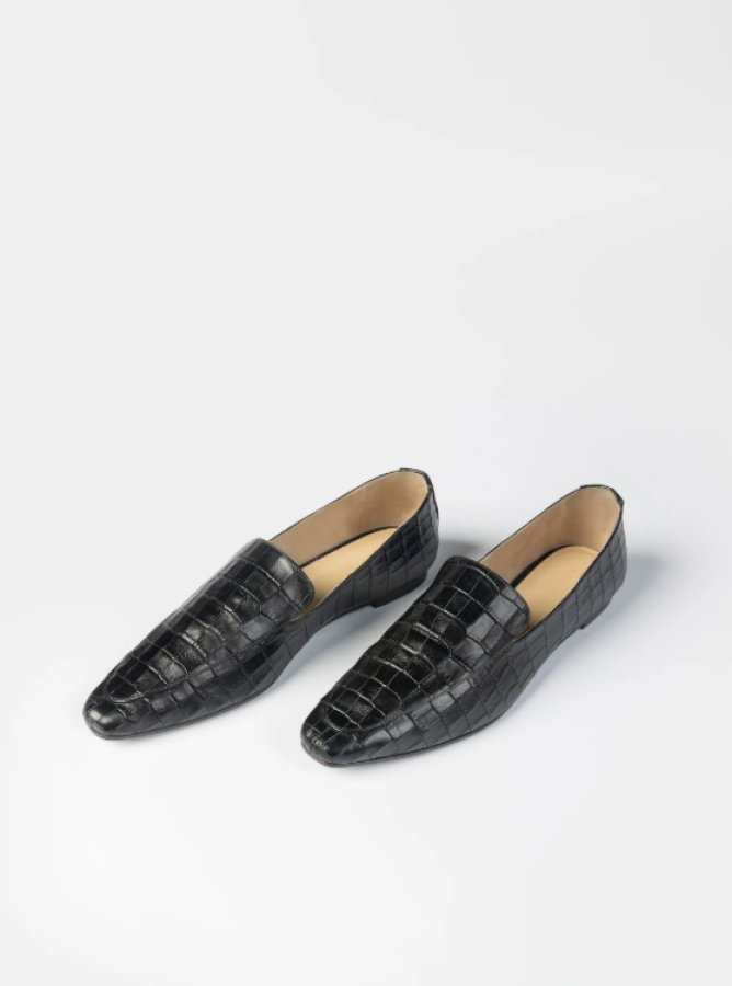 Cordera SS26 - Pointy crocodile loafer 