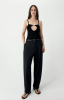 Cordera SS26 - Tailored barrel pants - Black