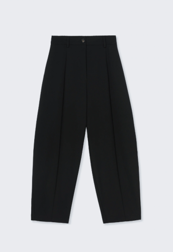 Cordera SS26 - Tailored barrel pants - Black