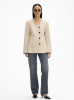 DAGMAR AW24 - Collaress blazer  -  sand beige 