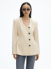 DAGMAR AW24 - Collaress blazer  -  sand beige 