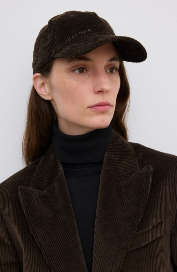 Dagmar AW25 - Corduroy cap - Cacao brown 