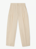 Dagmar SS24 - Wide cropped trousers - vanilla white 