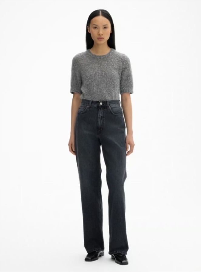 Dagmar AW24 - Wide leg denim  - Dark Grey