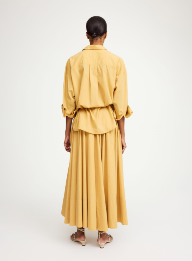 By Malene Birger PF25 - Derris organic cotton shirt - Light Camel