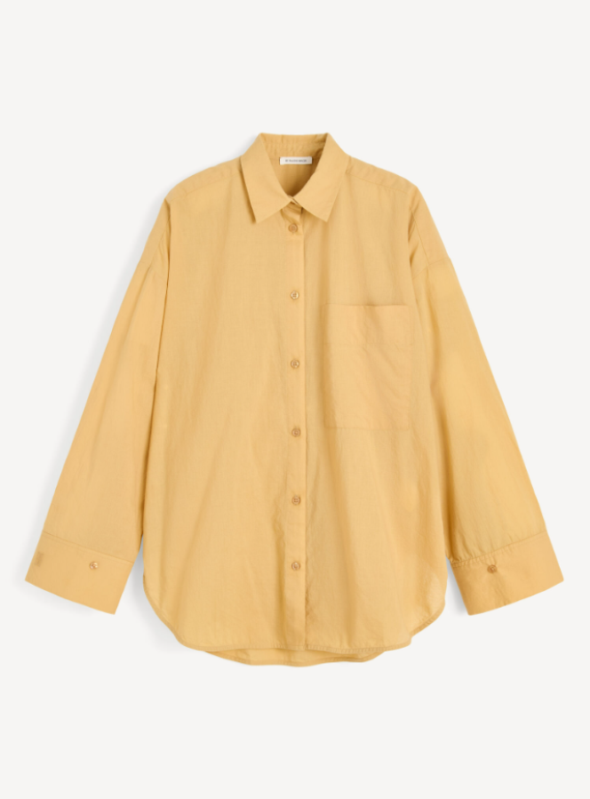 By Malene Birger PF25 - Derris organic cotton shirt - Light Camel