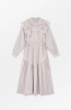 Skall Studio AW25 - Claudette dress - Raspberry/Cream stripe