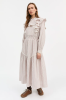 Skall Studio AW25 - Claudette dress - Raspberry/Cream stripe