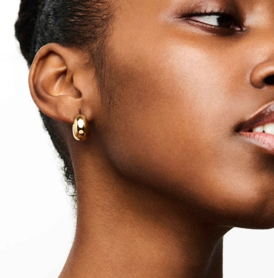 LIE STUDIO - THE SIMONE EARRINGS  gold